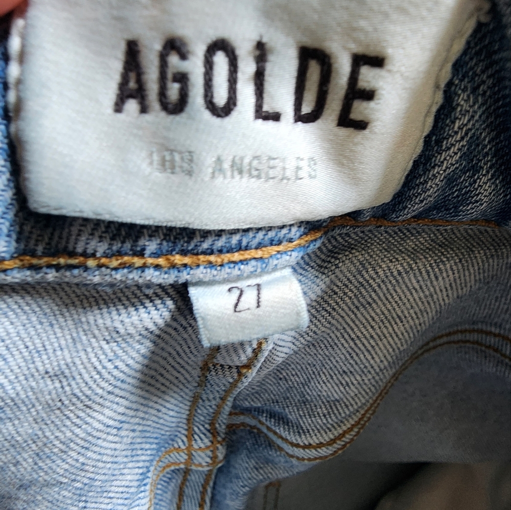 Agolde Riley Crop. 27 - Picture 3 of 4